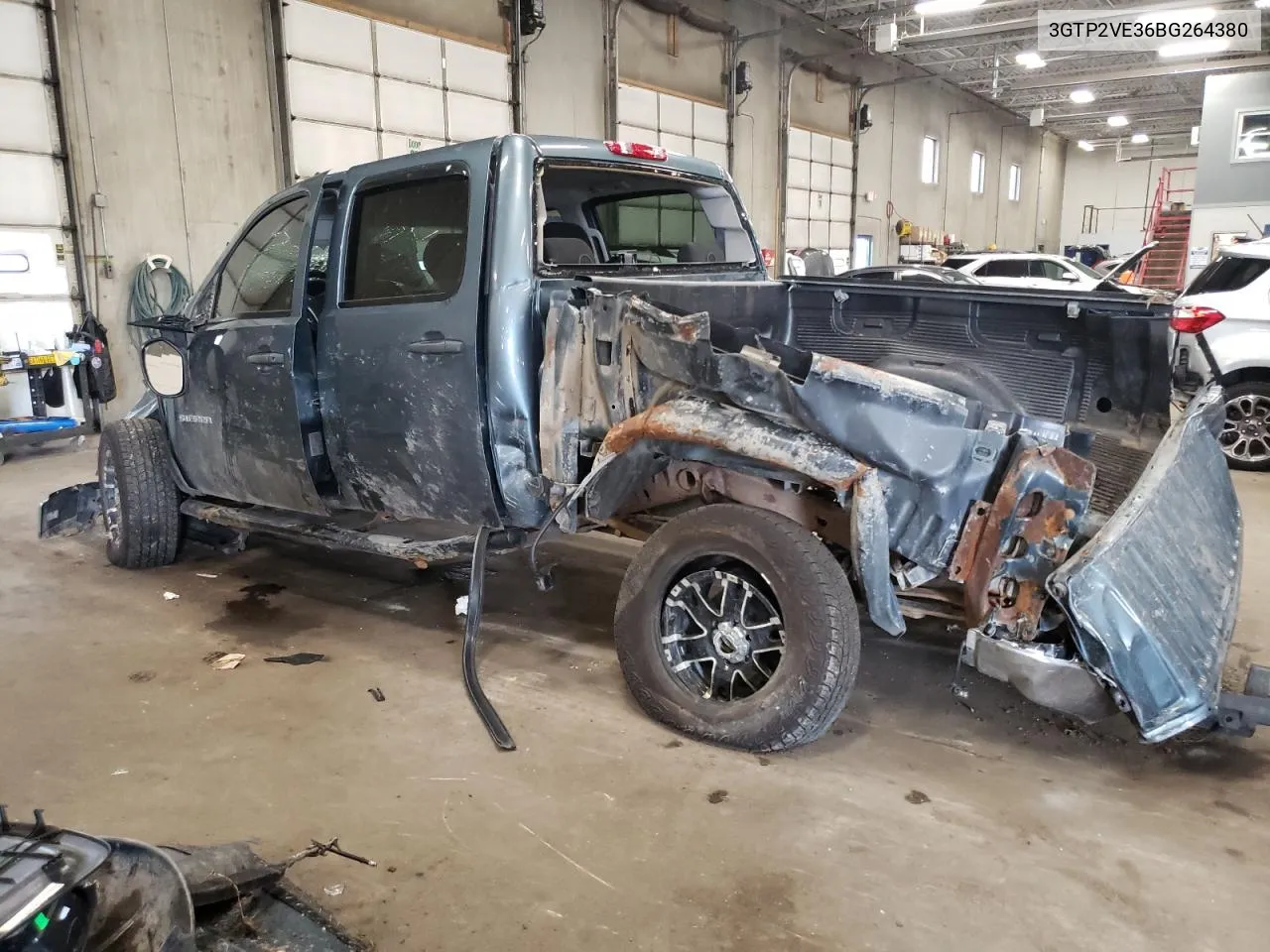 2011 GMC Sierra K1500 Sle VIN: 3GTP2VE36BG264380 Lot: 58213114