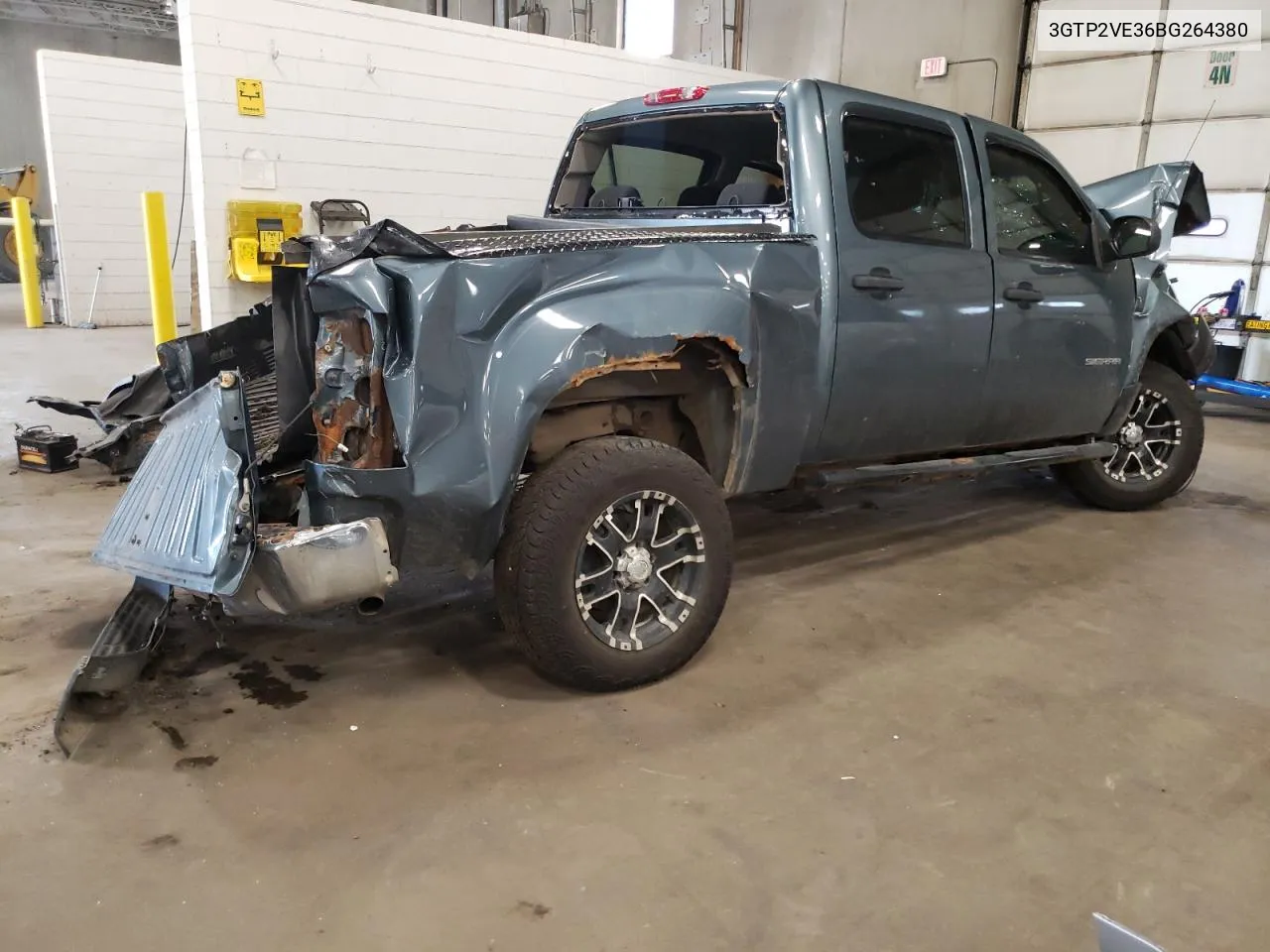 2011 GMC Sierra K1500 Sle VIN: 3GTP2VE36BG264380 Lot: 58213114