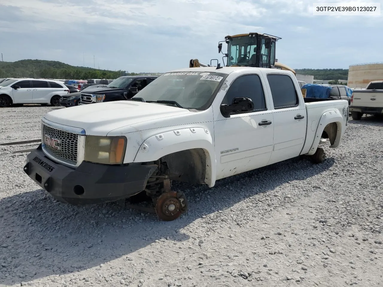 2011 GMC Sierra K1500 Sle VIN: 3GTP2VE39BG123027 Lot: 59161584