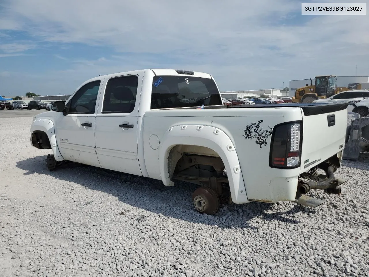 2011 GMC Sierra K1500 Sle VIN: 3GTP2VE39BG123027 Lot: 59161584