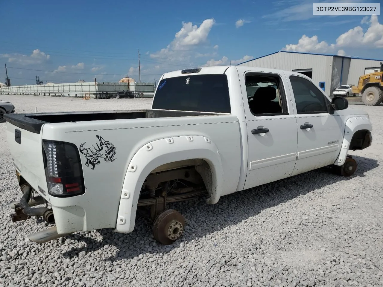 2011 GMC Sierra K1500 Sle VIN: 3GTP2VE39BG123027 Lot: 59161584