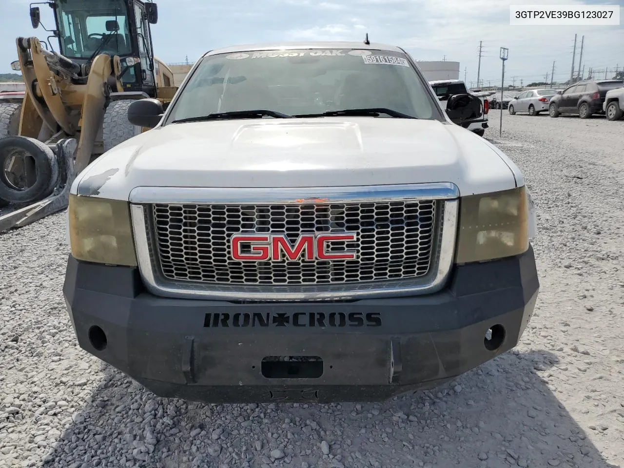 2011 GMC Sierra K1500 Sle VIN: 3GTP2VE39BG123027 Lot: 59161584