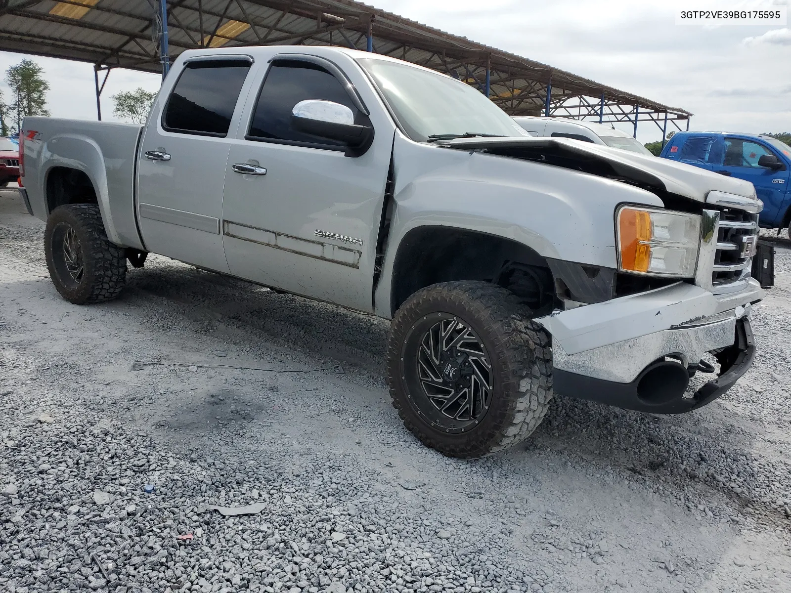 2011 GMC Sierra K1500 Sle VIN: 3GTP2VE39BG175595 Lot: 59945834