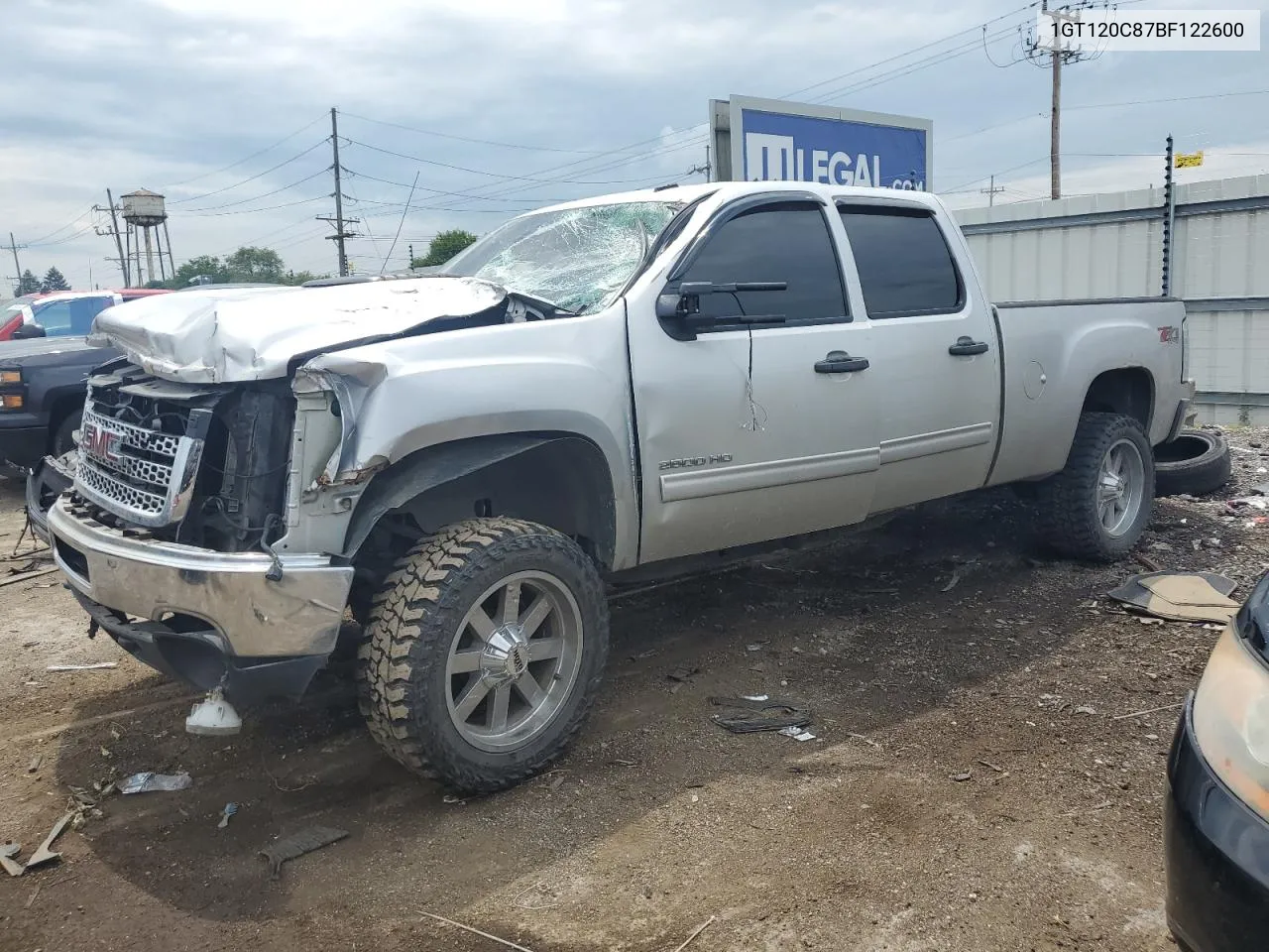 1GT120C87BF122600 2011 GMC Sierra K2500 Sle