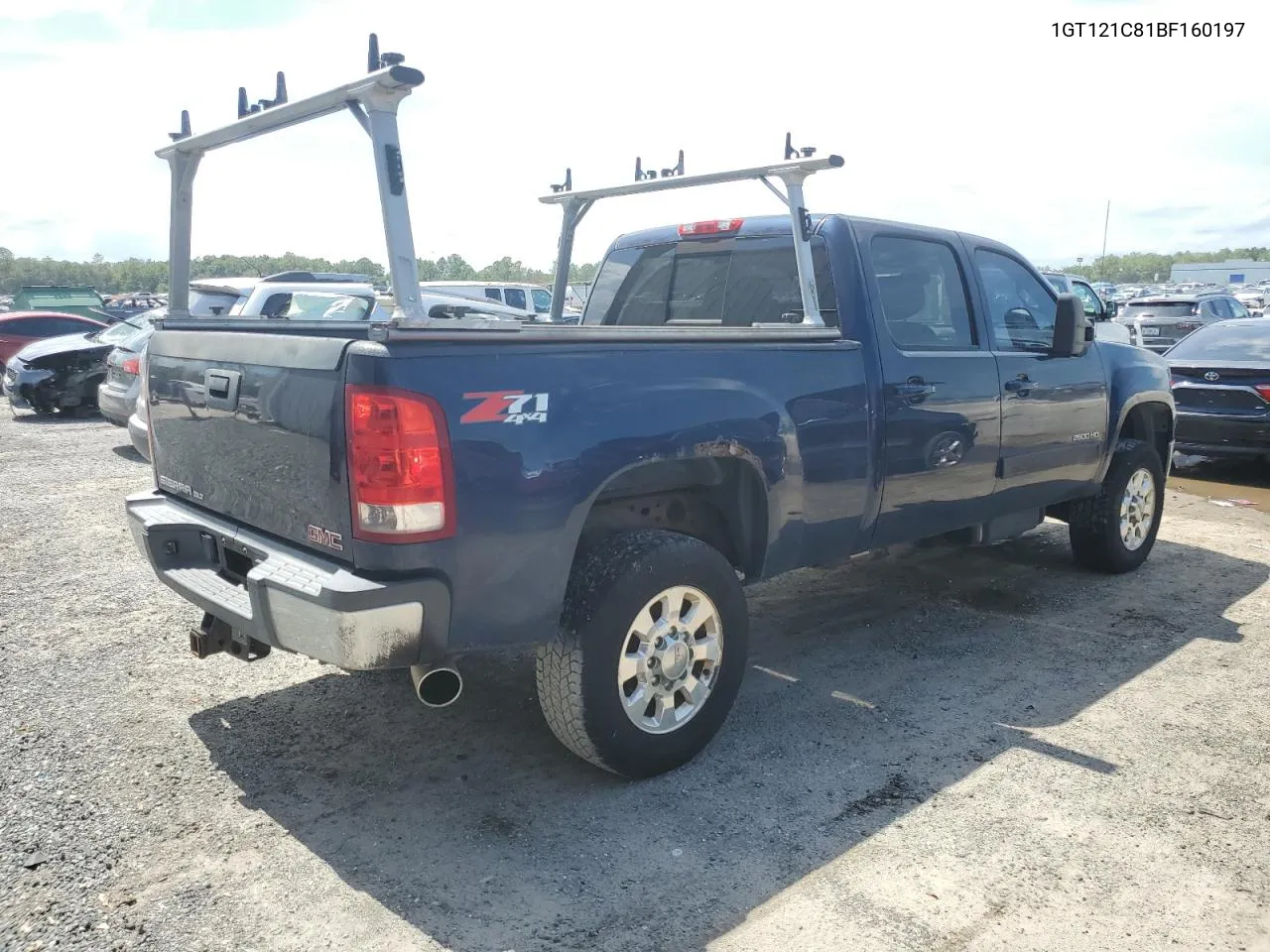 2011 GMC Sierra K2500 Slt VIN: 1GT121C81BF160197 Lot: 61887534