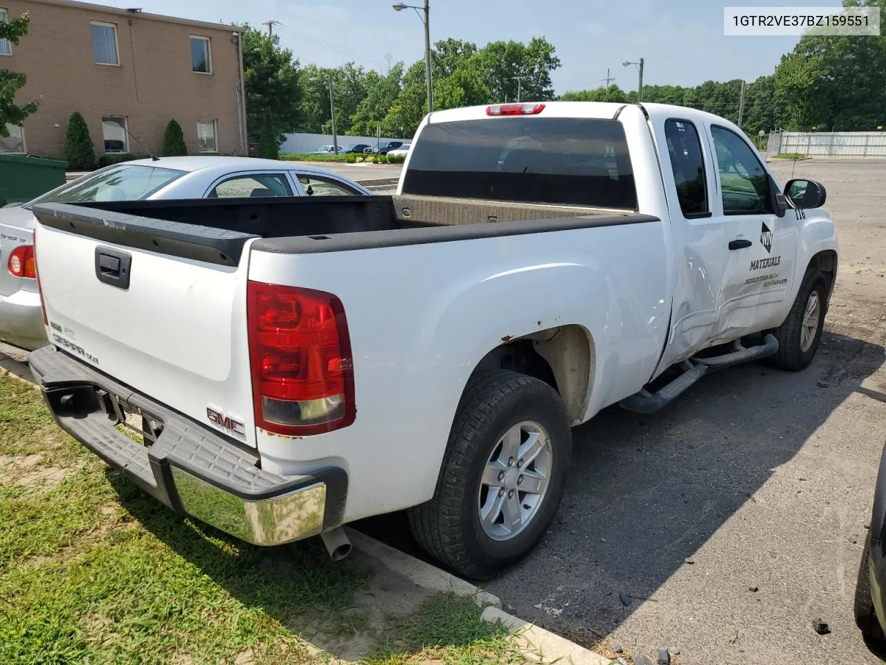 2011 GMC Sierra K1500 Sle VIN: 1GTR2VE37BZ159551 Lot: 62510804