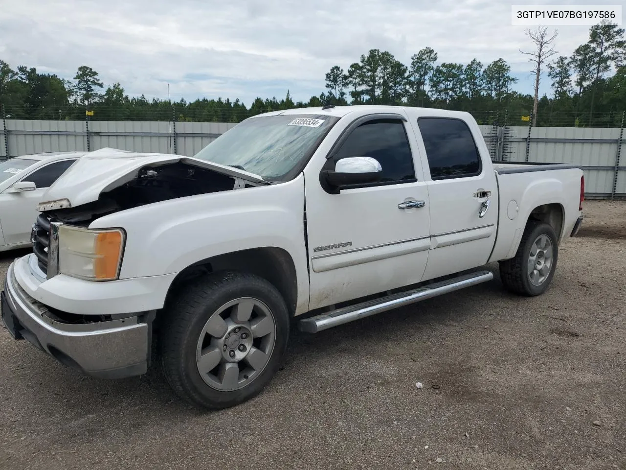 2011 GMC Sierra C1500 Sle VIN: 3GTP1VE07BG197586 Lot: 63095534