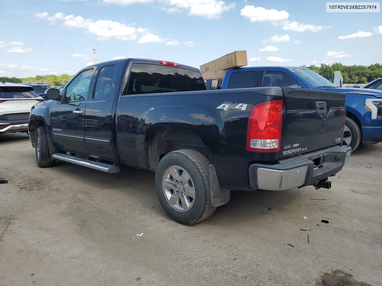 2011 GMC Sierra K1500 Sle VIN: 1GTR2VE3XBZ257974 Lot: 63617654