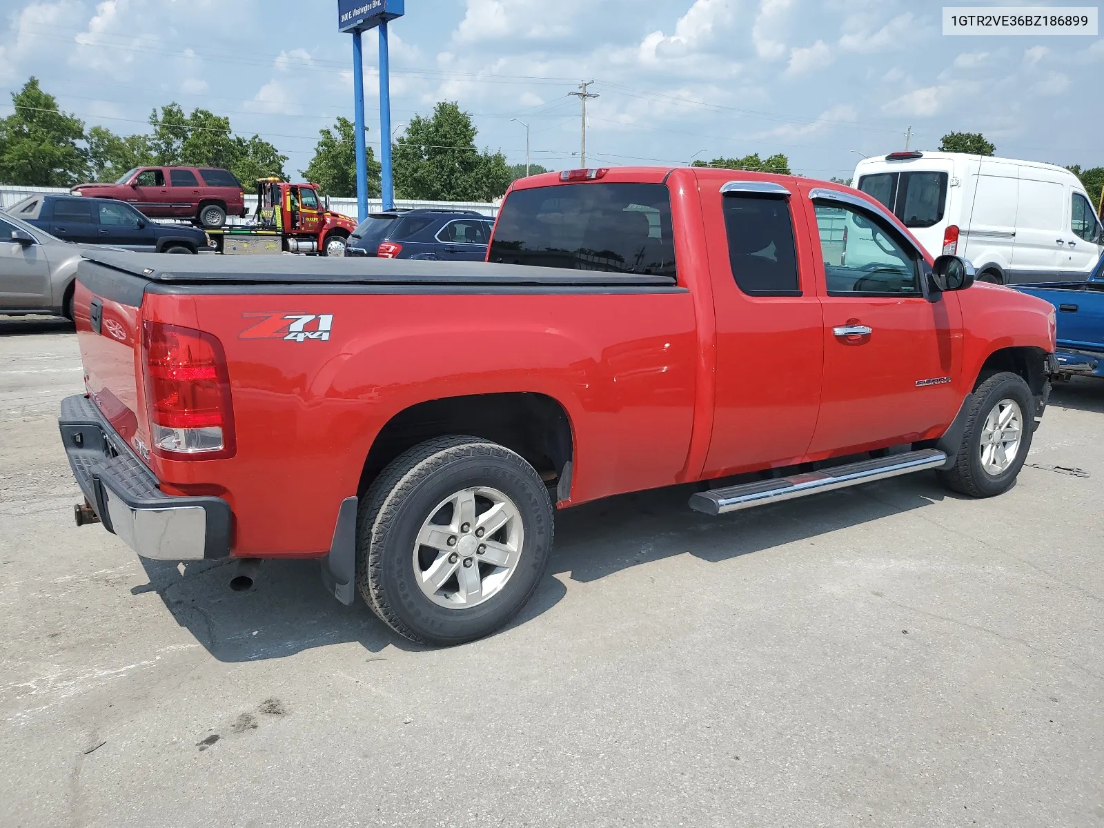 2011 GMC Sierra K1500 Sle VIN: 1GTR2VE36BZ186899 Lot: 63793414