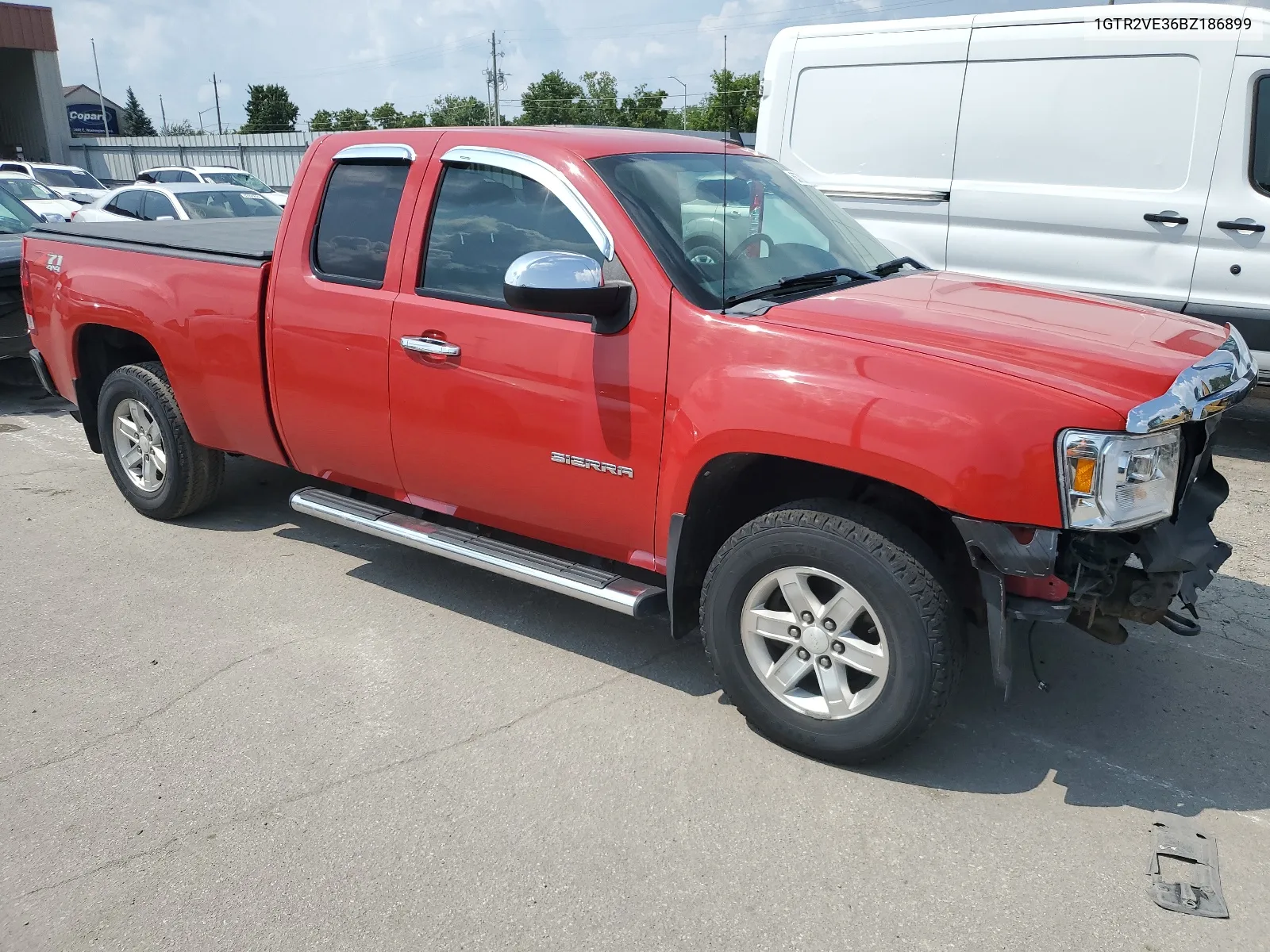 1GTR2VE36BZ186899 2011 GMC Sierra K1500 Sle