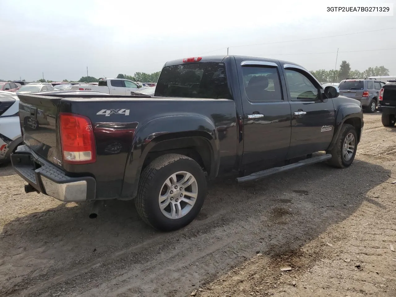 2011 GMC Sierra K1500 Sl VIN: 3GTP2UEA7BG271329 Lot: 63802184