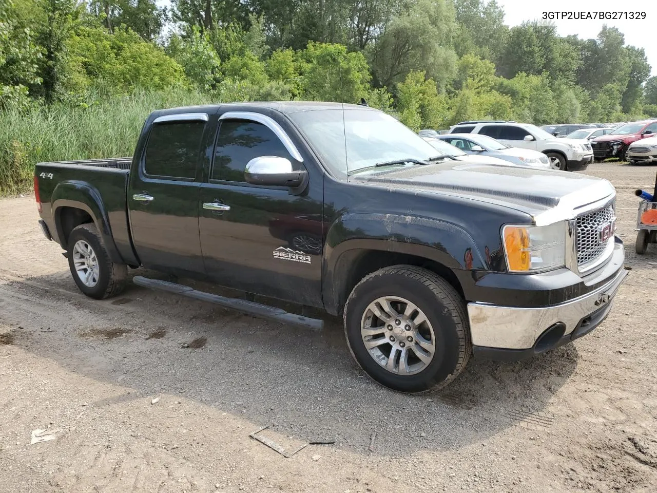 2011 GMC Sierra K1500 Sl VIN: 3GTP2UEA7BG271329 Lot: 63802184