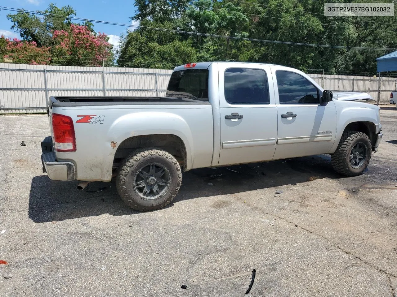 2011 GMC Sierra K1500 Sle VIN: 3GTP2VE37BG102032 Lot: 64814884