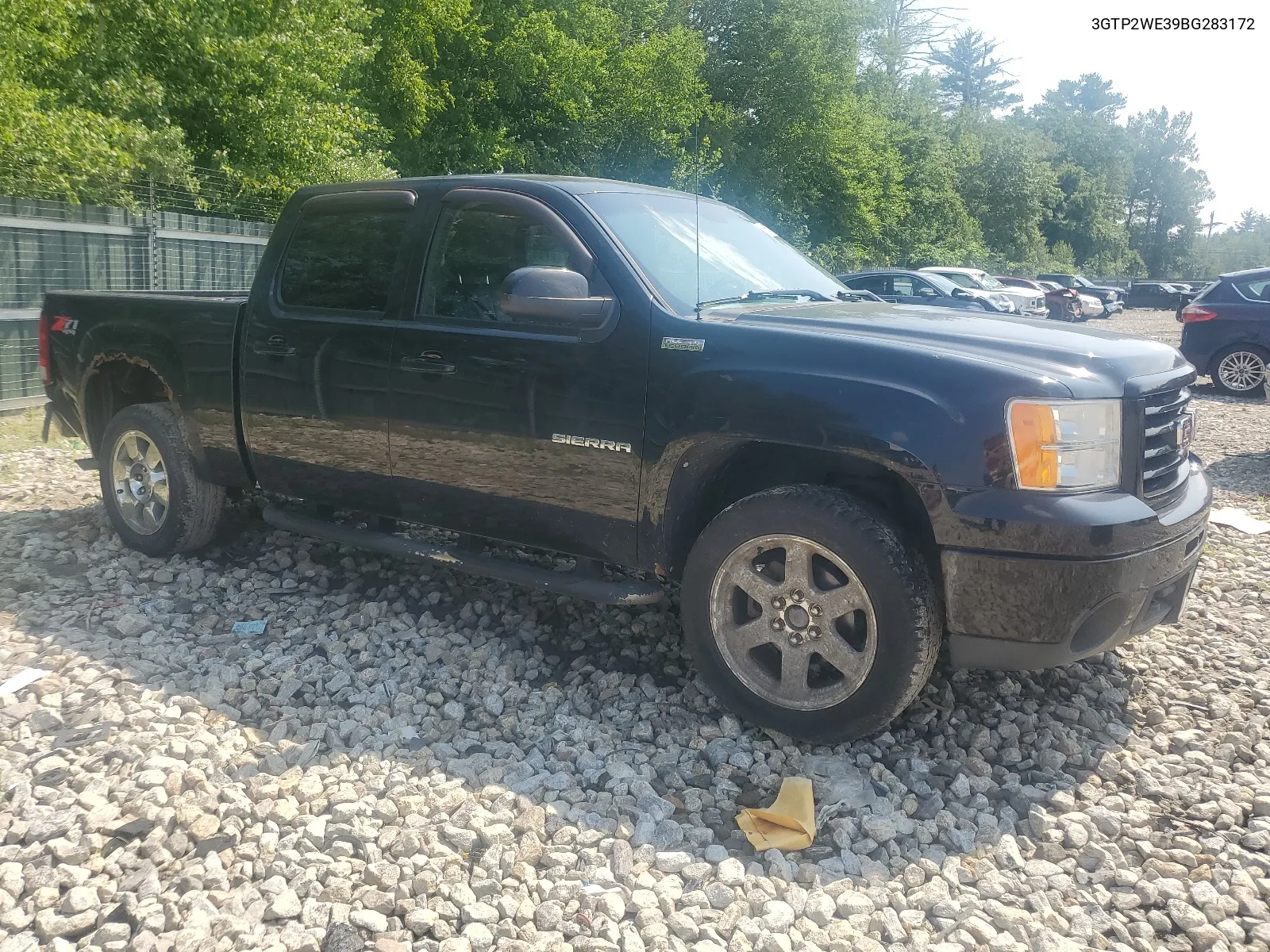 3GTP2WE39BG283172 2011 GMC Sierra K1500 Slt