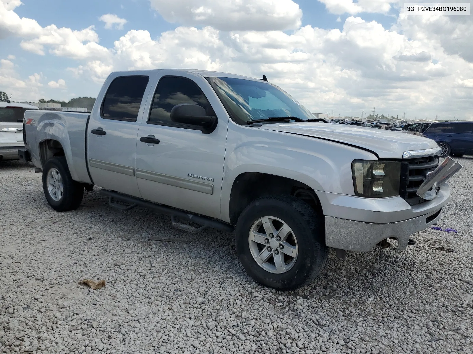 2011 GMC Sierra K1500 Sle VIN: 3GTP2VE34BG196080 Lot: 66400974