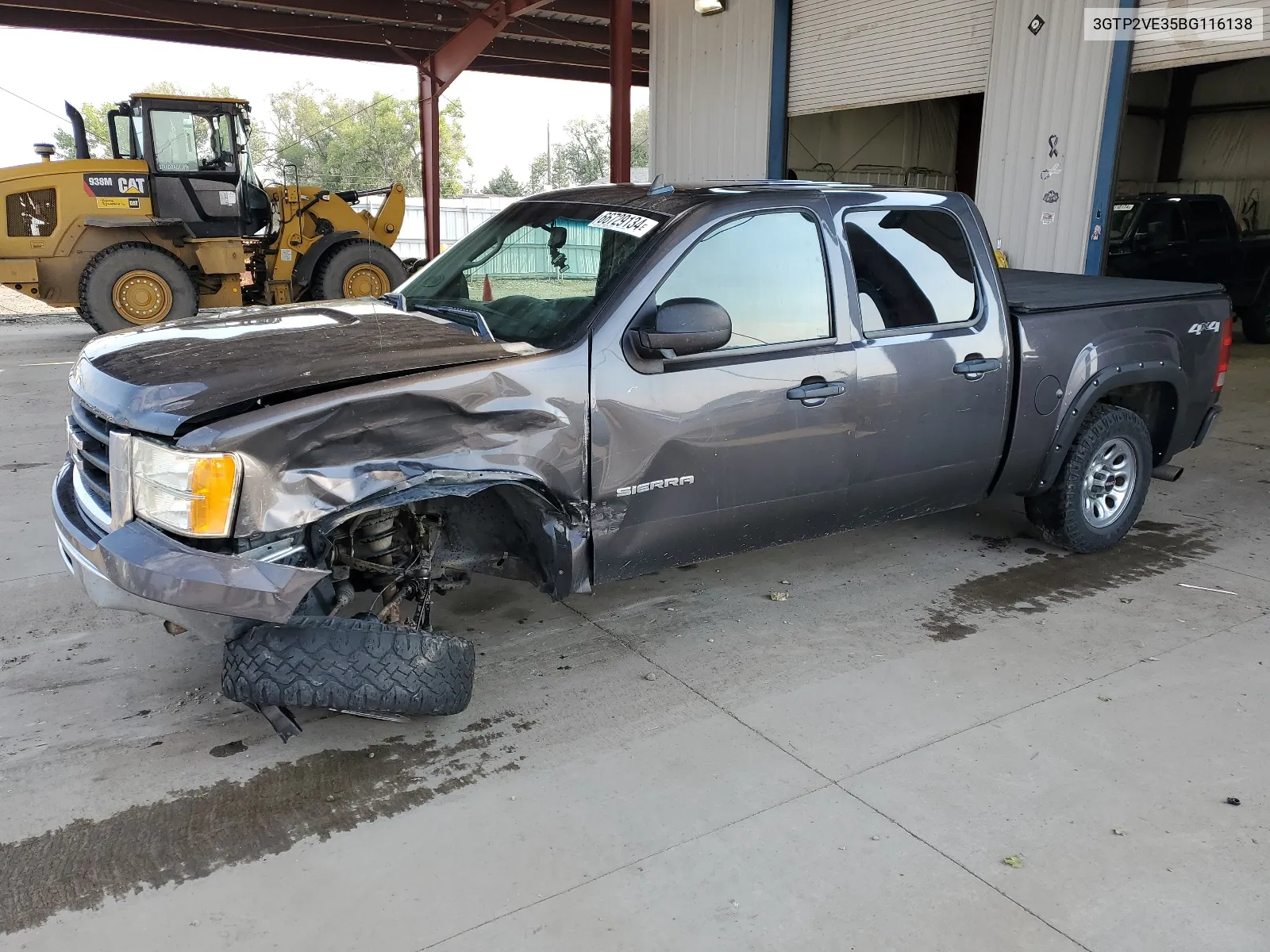 3GTP2VE35BG116138 2011 GMC Sierra K1500 Sle