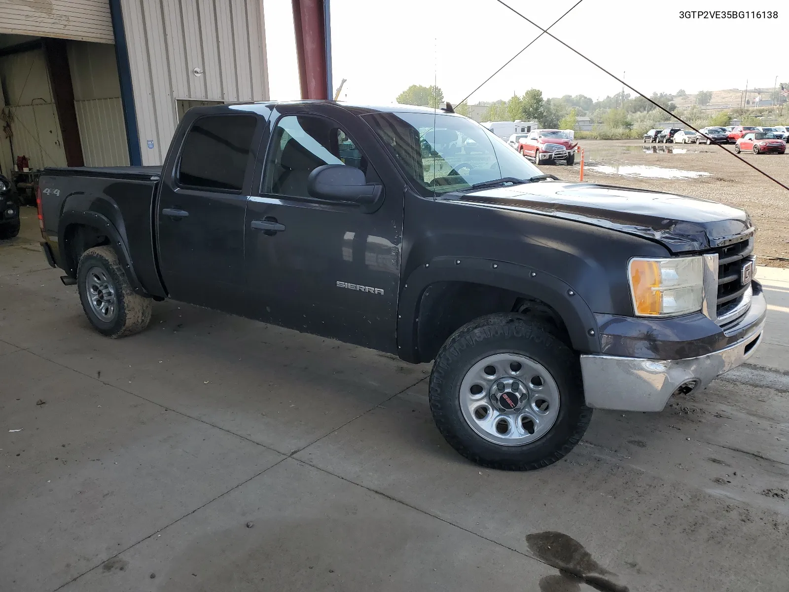 3GTP2VE35BG116138 2011 GMC Sierra K1500 Sle