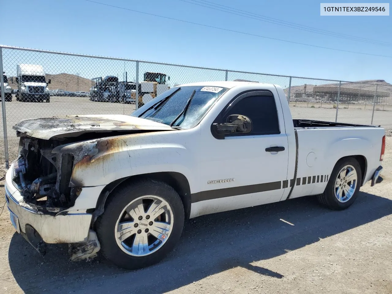 2011 GMC Sierra C1500 VIN: 1GTN1TEX3BZ249546 Lot: 67400754