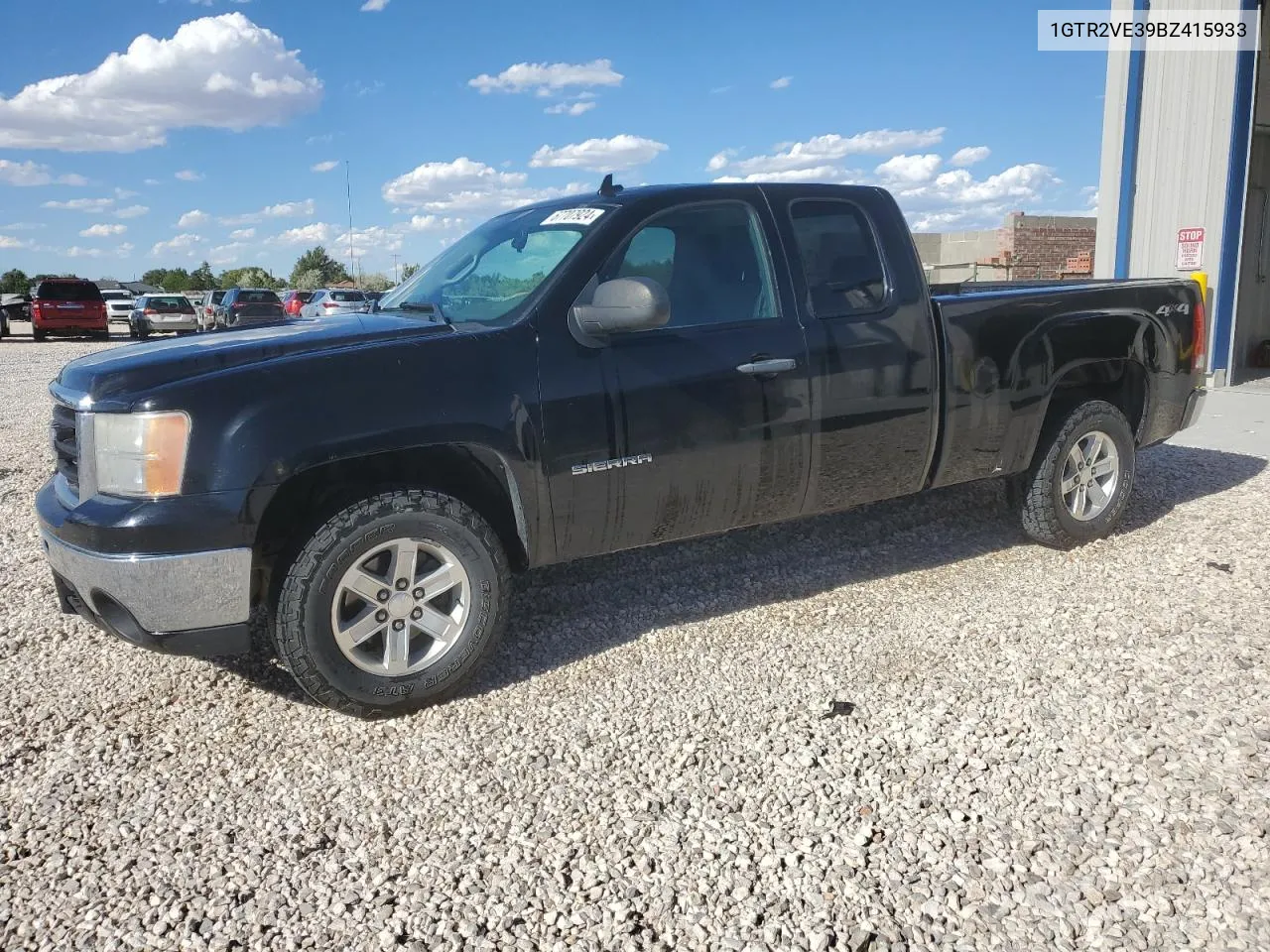 2011 GMC Sierra K1500 Sle VIN: 1GTR2VE39BZ415933 Lot: 67707924