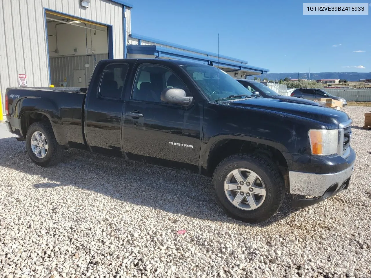 2011 GMC Sierra K1500 Sle VIN: 1GTR2VE39BZ415933 Lot: 67707924