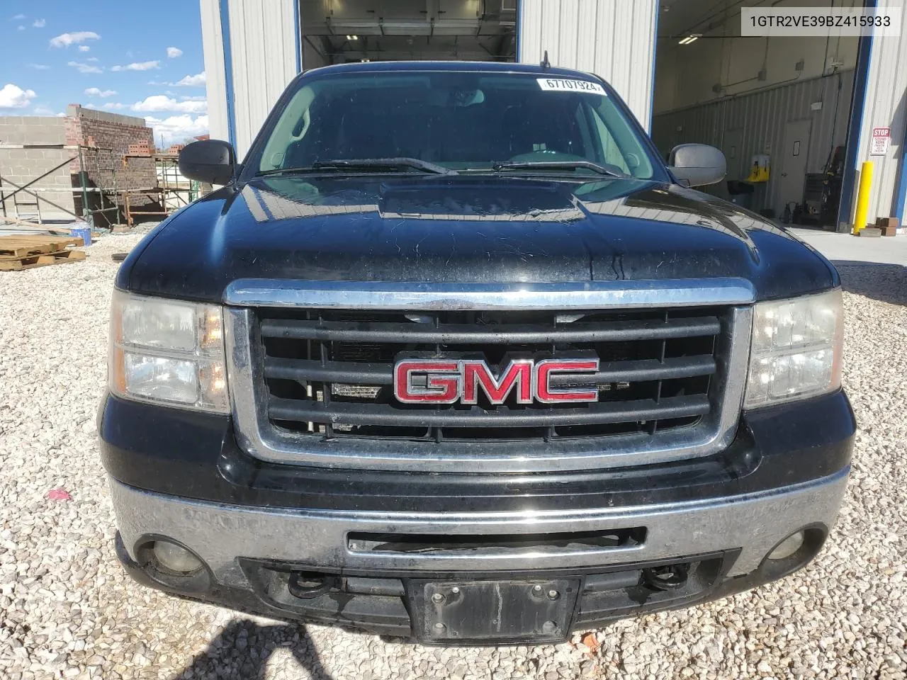 2011 GMC Sierra K1500 Sle VIN: 1GTR2VE39BZ415933 Lot: 67707924