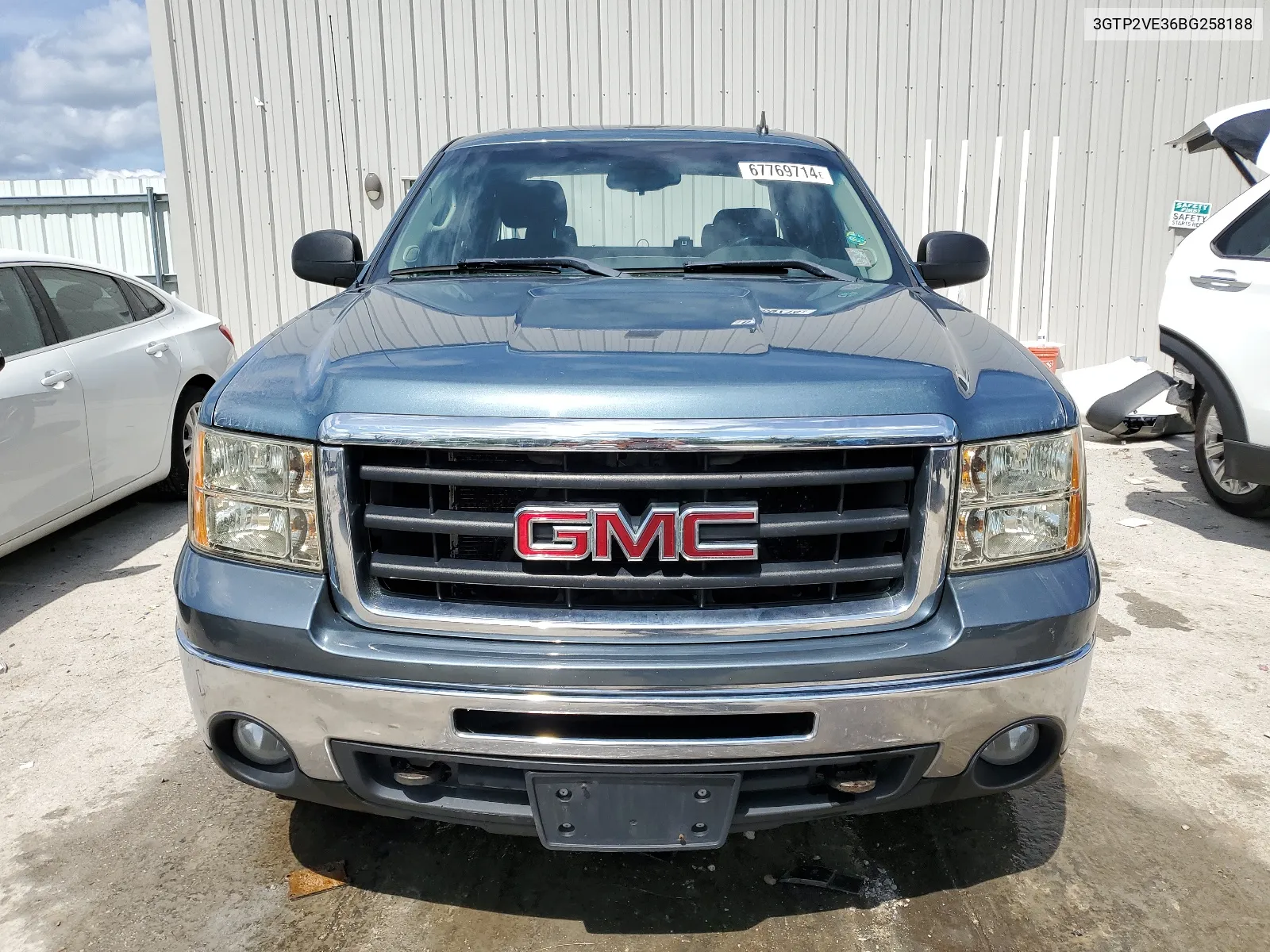 3GTP2VE36BG258188 2011 GMC Sierra K1500 Sle