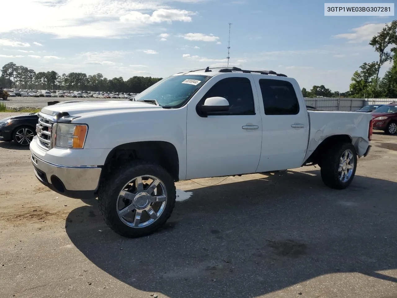 3GTP1WE03BG307281 2011 GMC Sierra C1500 Slt