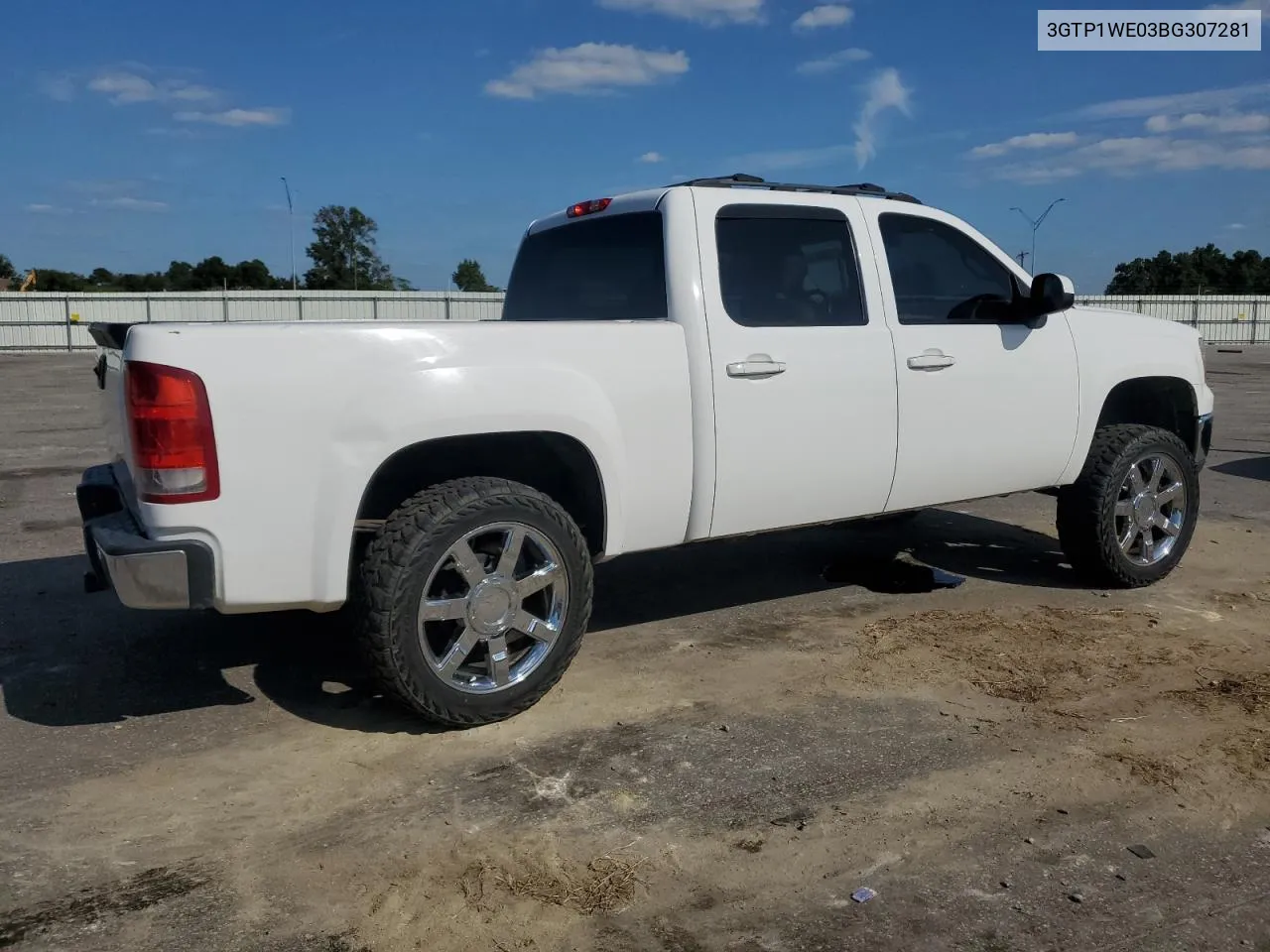 3GTP1WE03BG307281 2011 GMC Sierra C1500 Slt