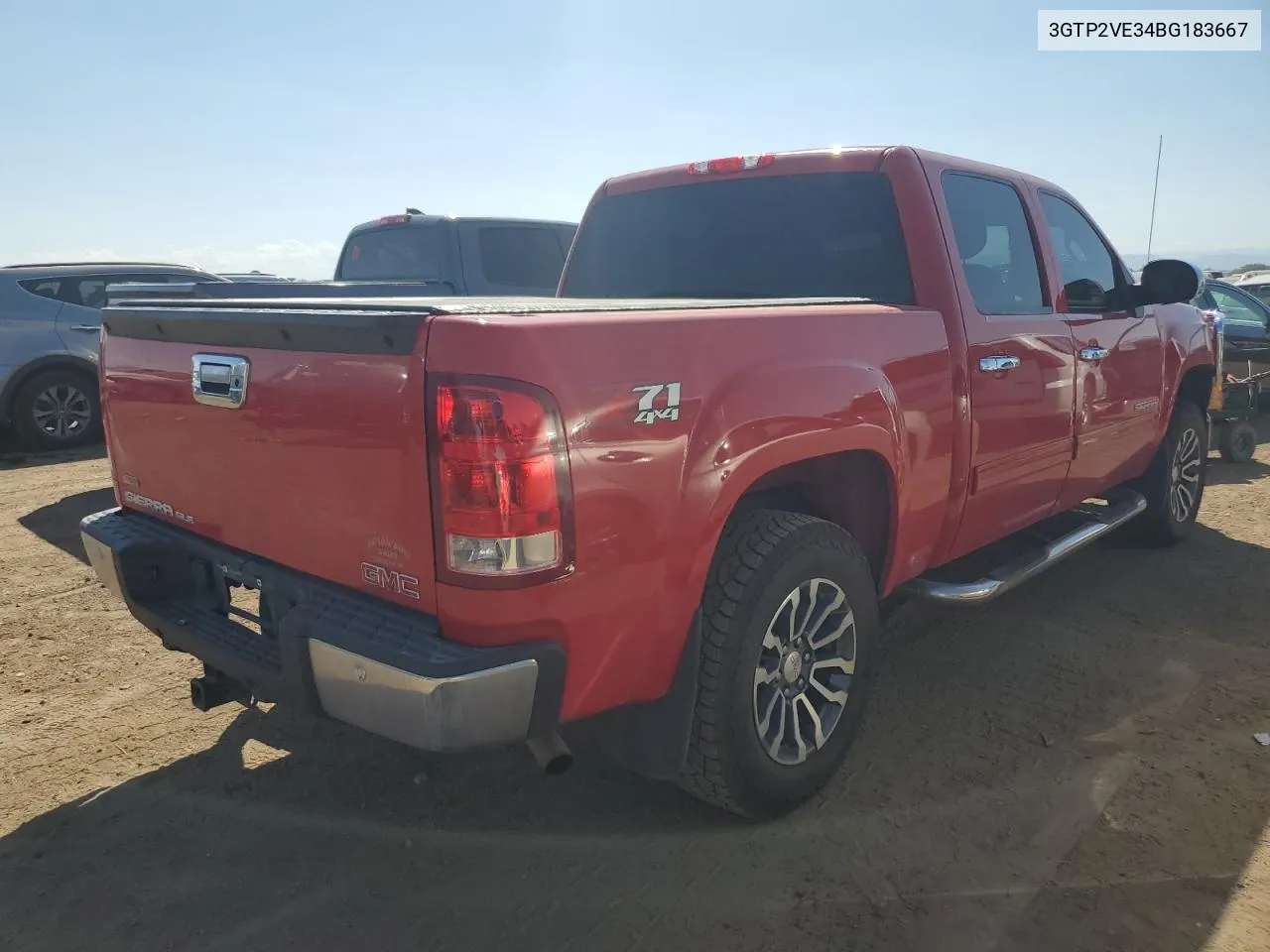 3GTP2VE34BG183667 2011 GMC Sierra K1500 Sle