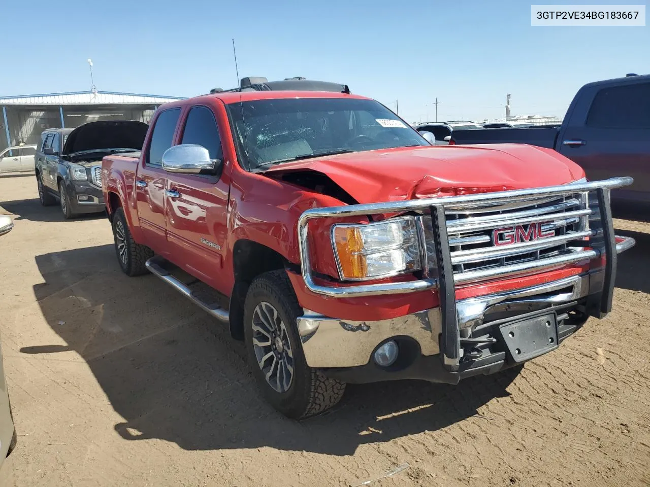 3GTP2VE34BG183667 2011 GMC Sierra K1500 Sle