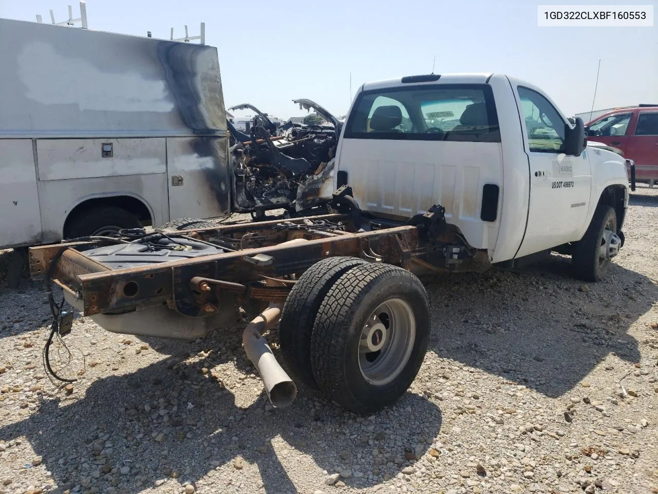 2011 GMC Sierra K3500 VIN: 1GD322CLXBF160553 Lot: 68727514