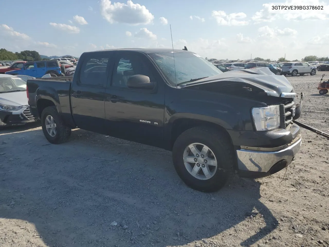 3GTP2VE39BG378602 2011 GMC Sierra K1500 Sle