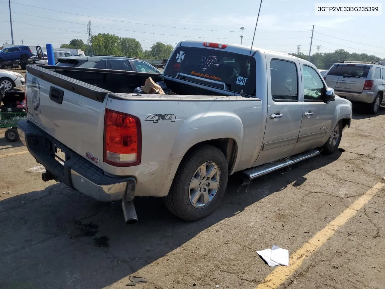 3GTP2VE33BG235399 2011 GMC Sierra K1500 Sle