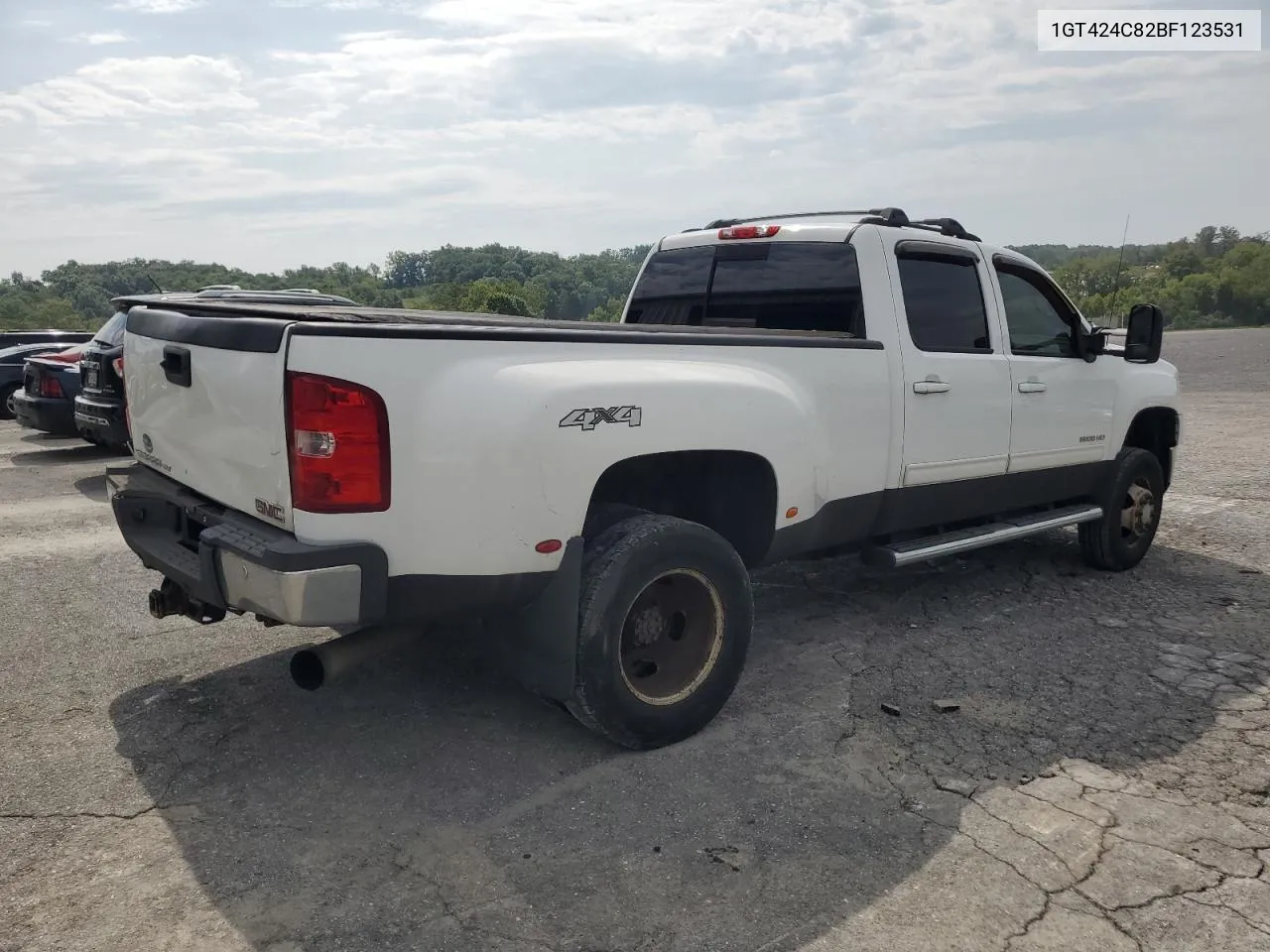 2011 GMC Sierra K3500 Slt VIN: 1GT424C82BF123531 Lot: 69008454