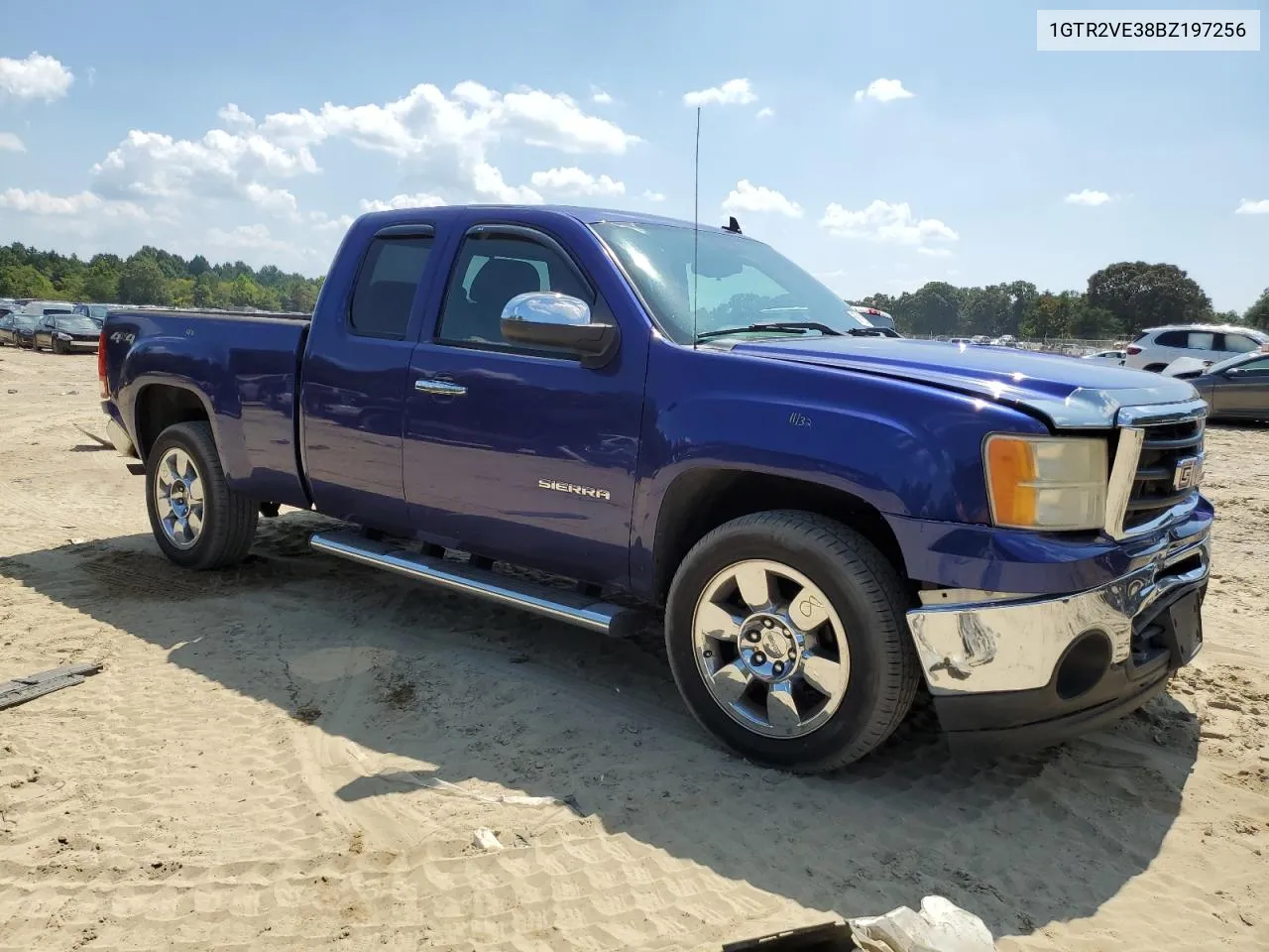 2011 GMC Sierra K1500 Sle VIN: 1GTR2VE38BZ197256 Lot: 69125334