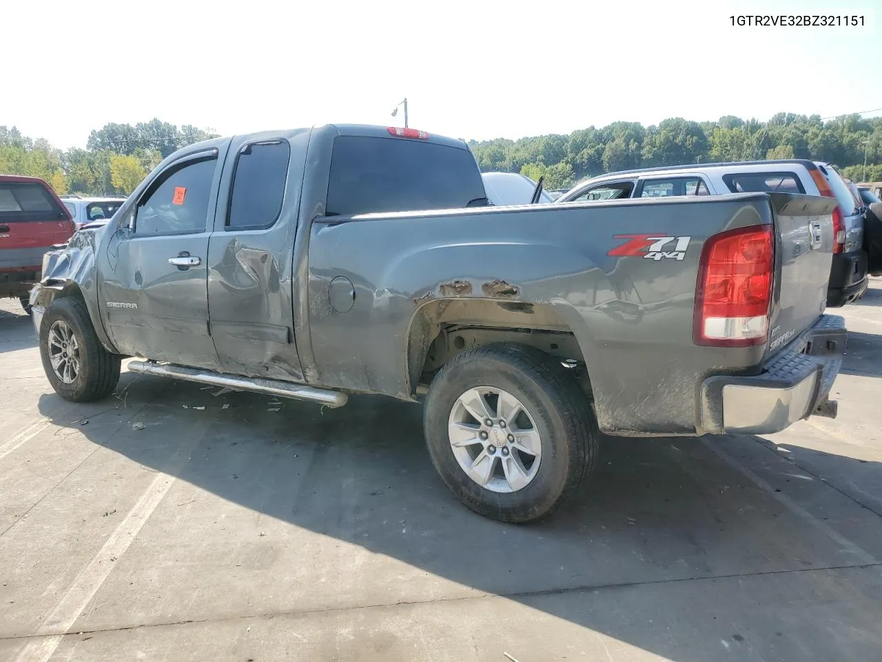 2011 GMC Sierra K1500 Sle VIN: 1GTR2VE32BZ321151 Lot: 69169824