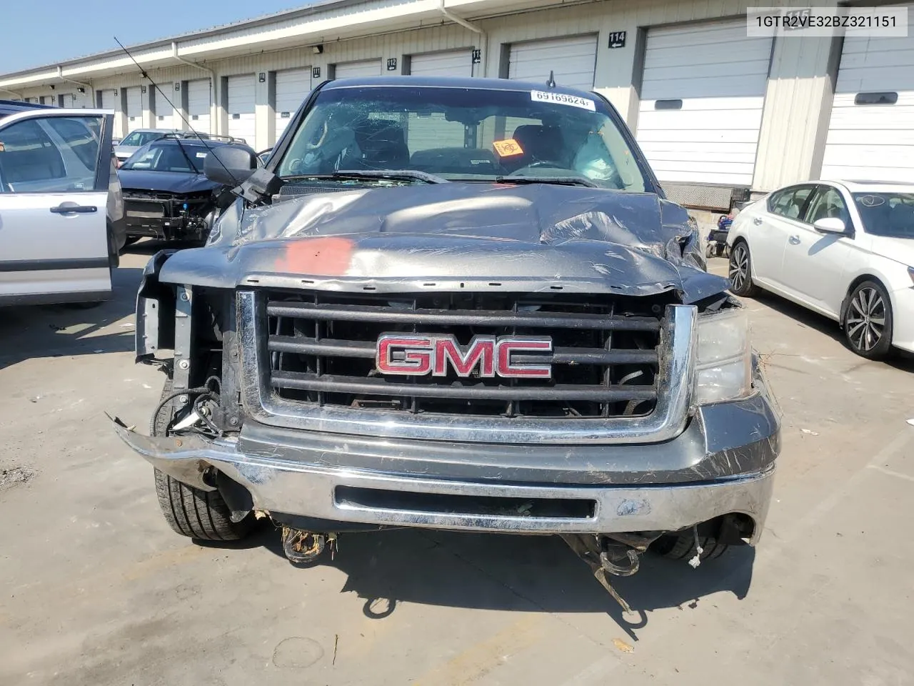 2011 GMC Sierra K1500 Sle VIN: 1GTR2VE32BZ321151 Lot: 69169824