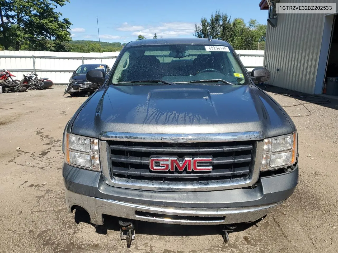 2011 GMC Sierra K1500 Sle VIN: 1GTR2VE32BZ202533 Lot: 69258194