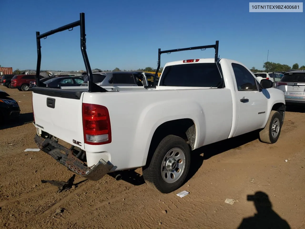 2011 GMC Sierra C1500 VIN: 1GTN1TEX9BZ400681 Lot: 69340364