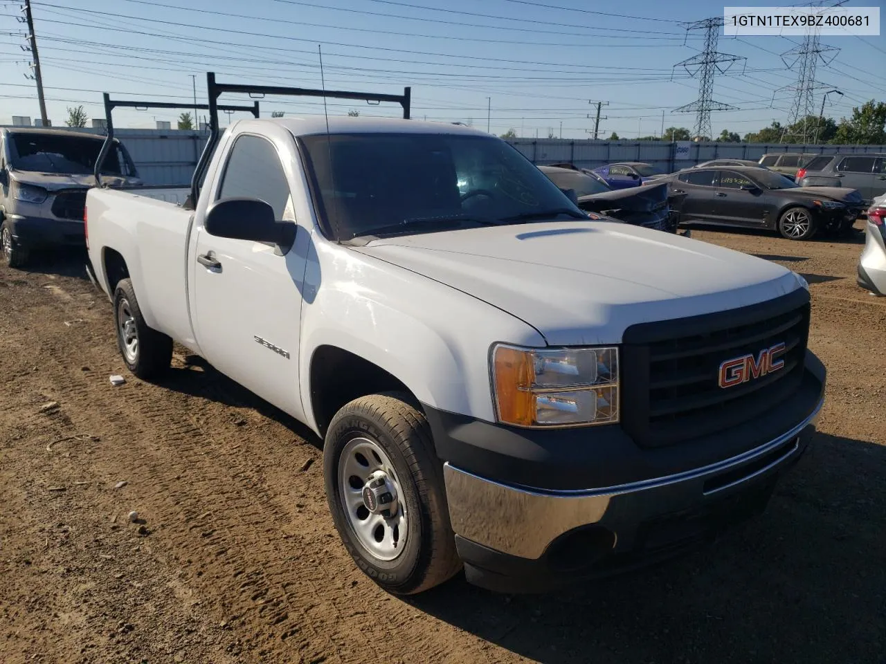 2011 GMC Sierra C1500 VIN: 1GTN1TEX9BZ400681 Lot: 69340364