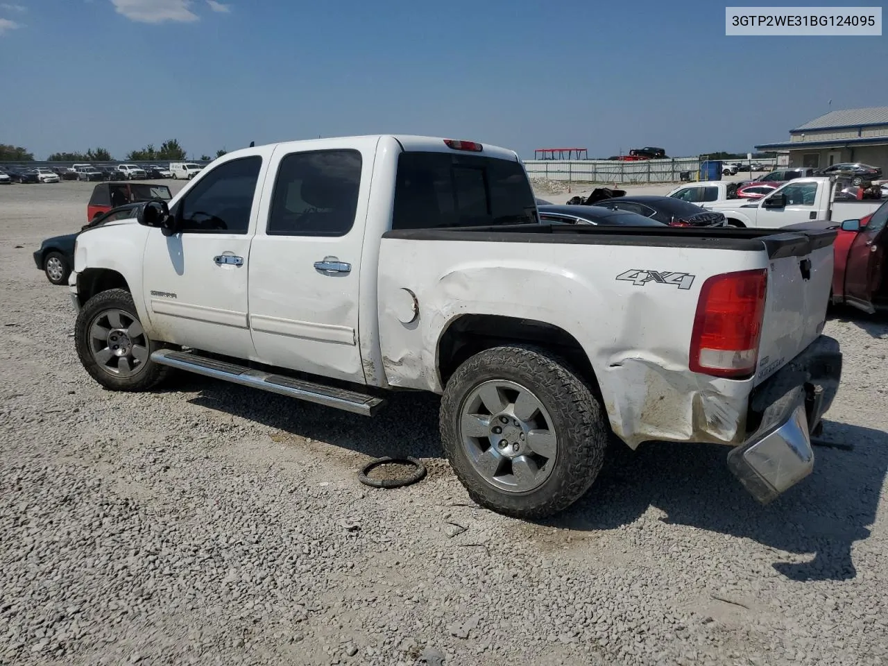 2011 GMC Sierra K1500 Slt VIN: 3GTP2WE31BG124095 Lot: 69435584