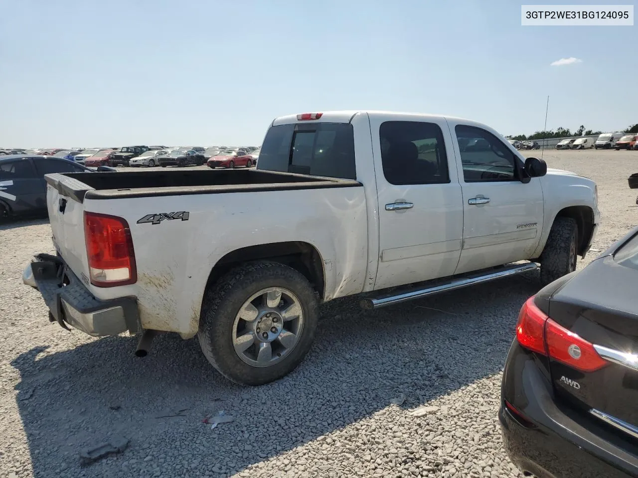 2011 GMC Sierra K1500 Slt VIN: 3GTP2WE31BG124095 Lot: 69435584