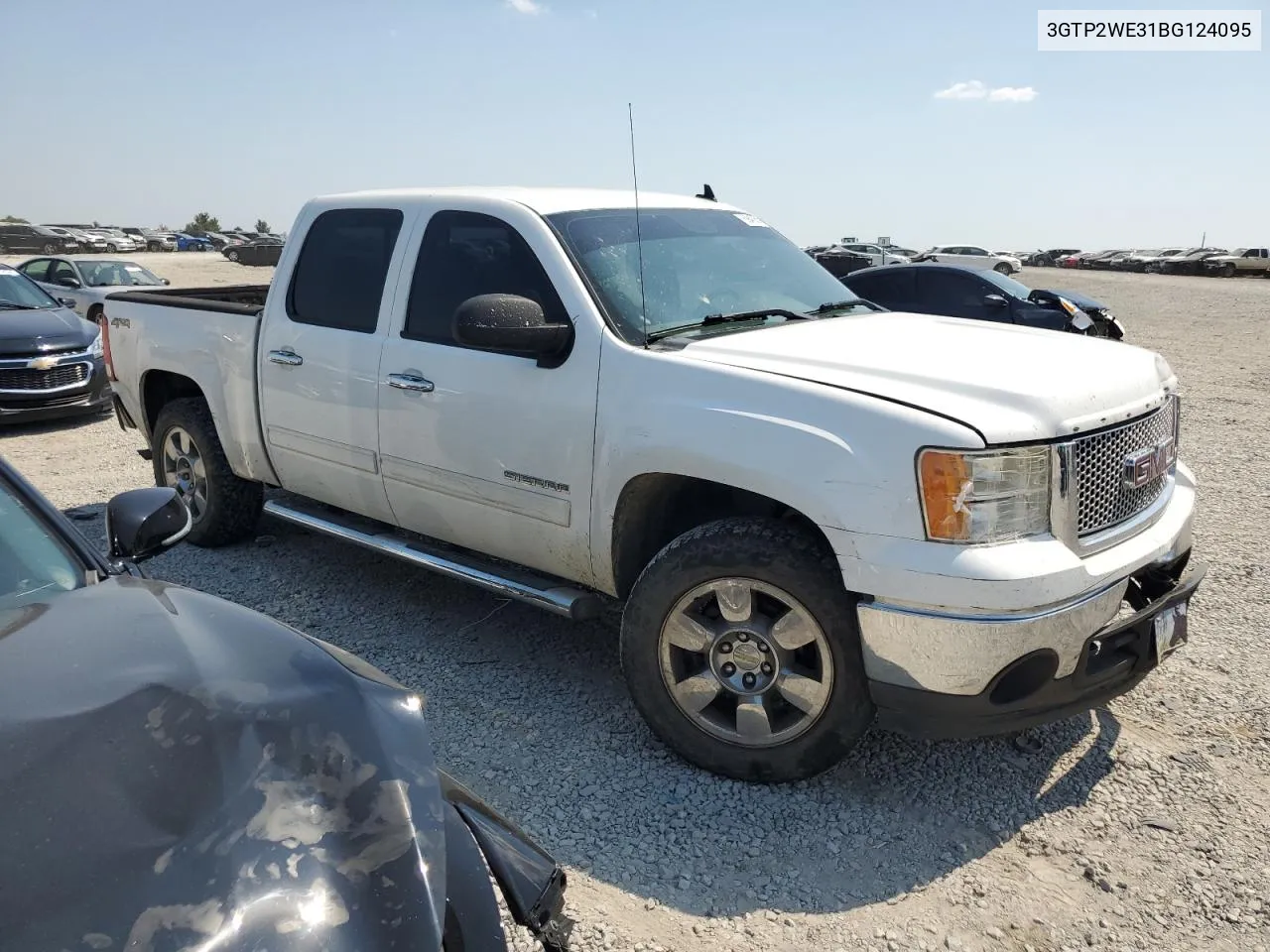 2011 GMC Sierra K1500 Slt VIN: 3GTP2WE31BG124095 Lot: 69435584