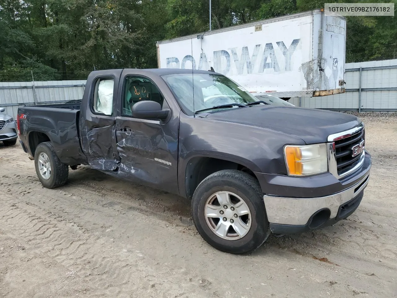 1GTR1VE09BZ176182 2011 GMC Sierra C1500 Sle