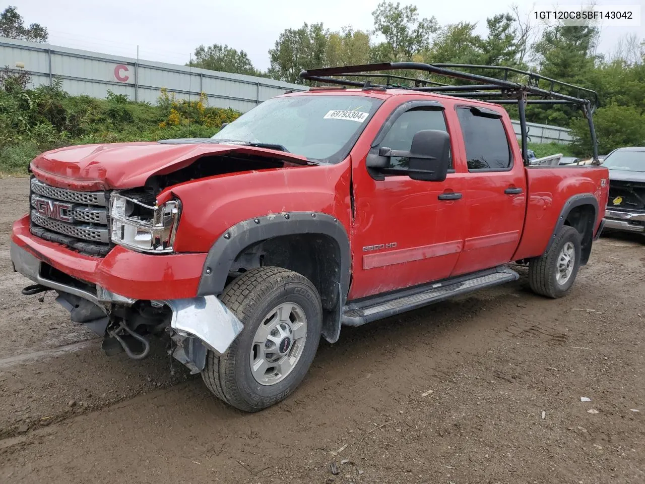 2011 GMC Sierra K2500 Sle VIN: 1GT120C85BF143042 Lot: 69793304