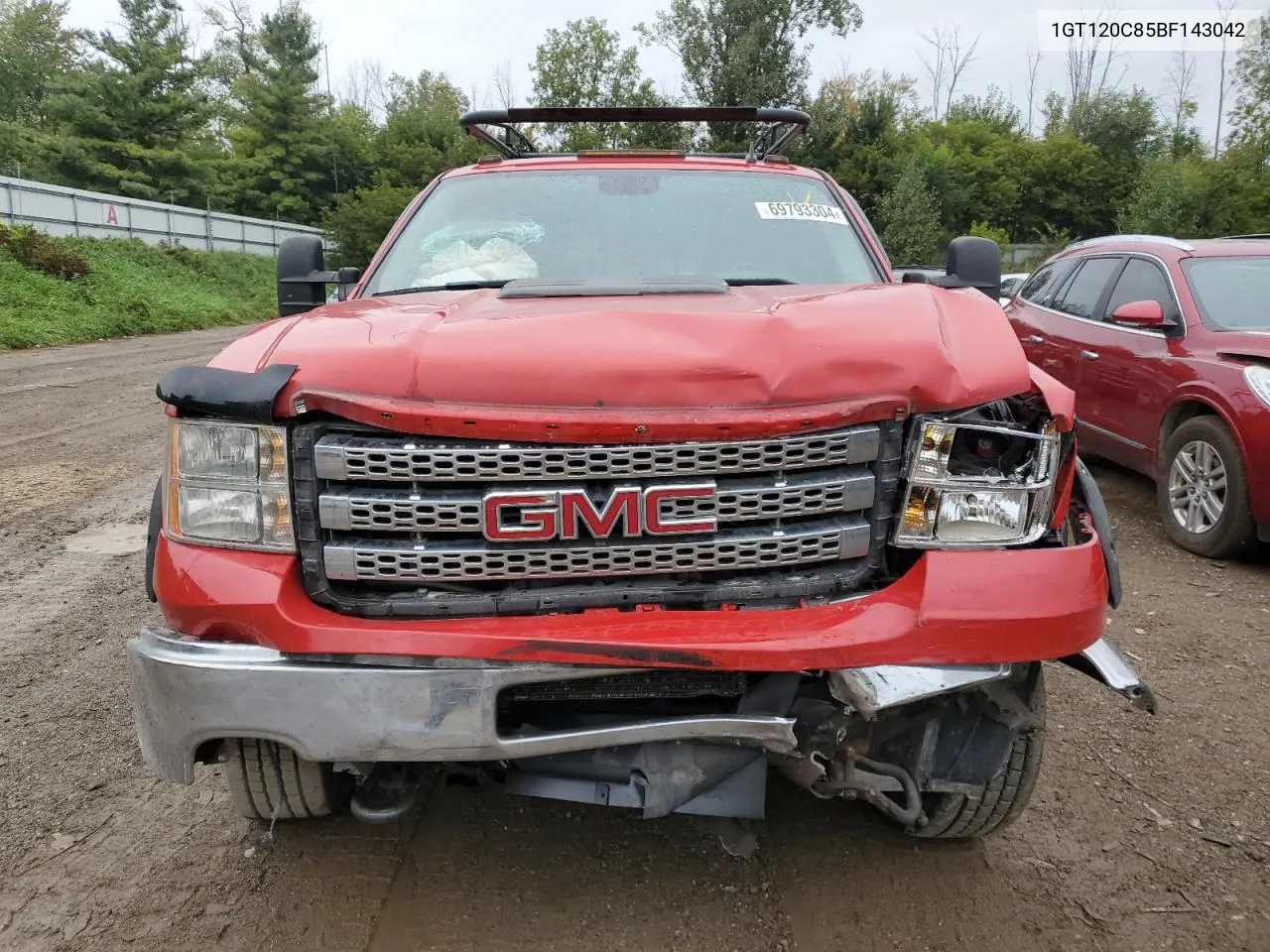 2011 GMC Sierra K2500 Sle VIN: 1GT120C85BF143042 Lot: 69793304