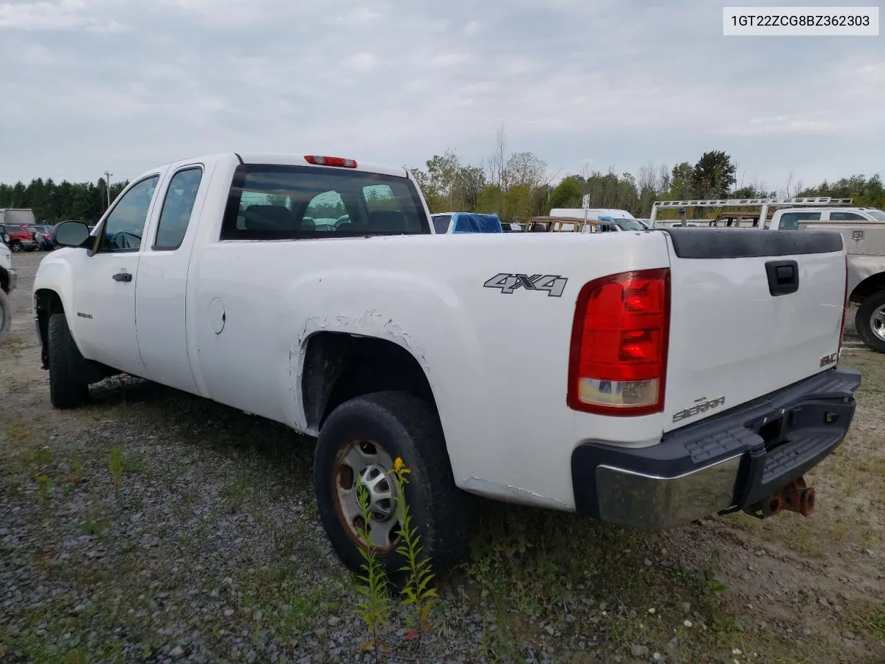 2011 GMC Sierra K2500 Heavy Duty VIN: 1GT22ZCG8BZ362303 Lot: 70132704