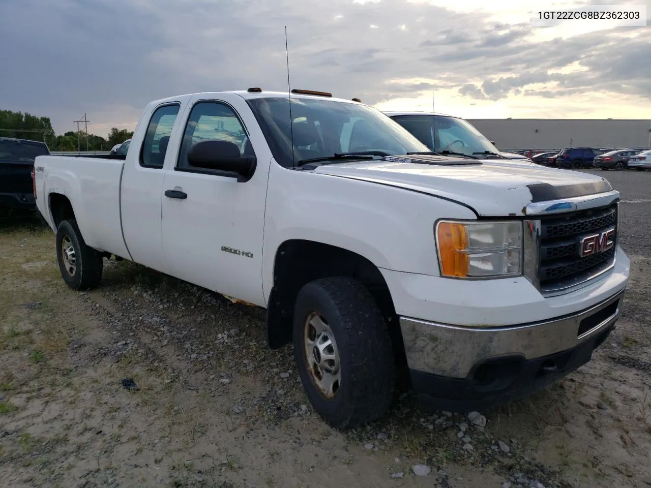 2011 GMC Sierra K2500 Heavy Duty VIN: 1GT22ZCG8BZ362303 Lot: 70132704