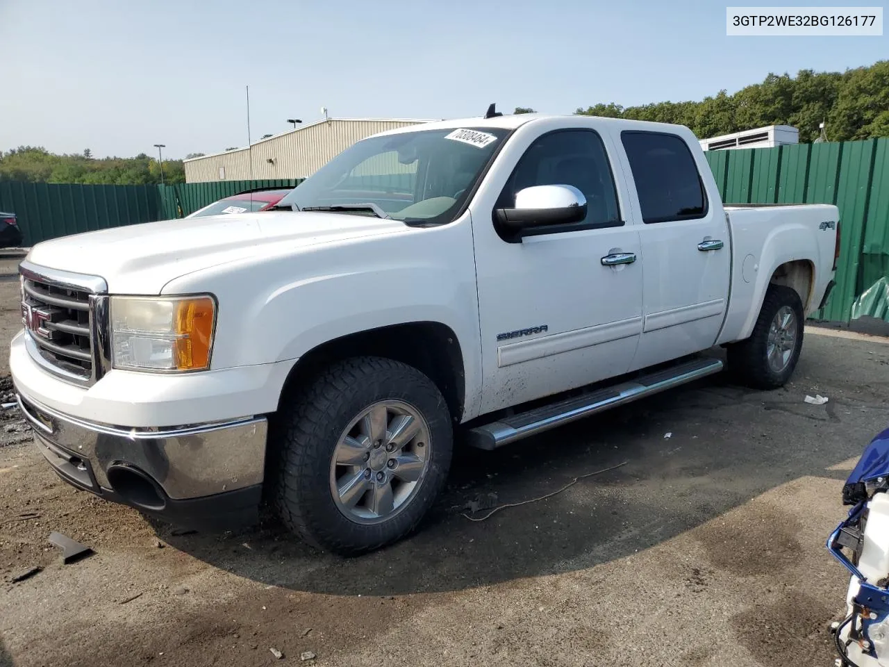 2011 GMC Sierra K1500 Slt VIN: 3GTP2WE32BG126177 Lot: 70308464