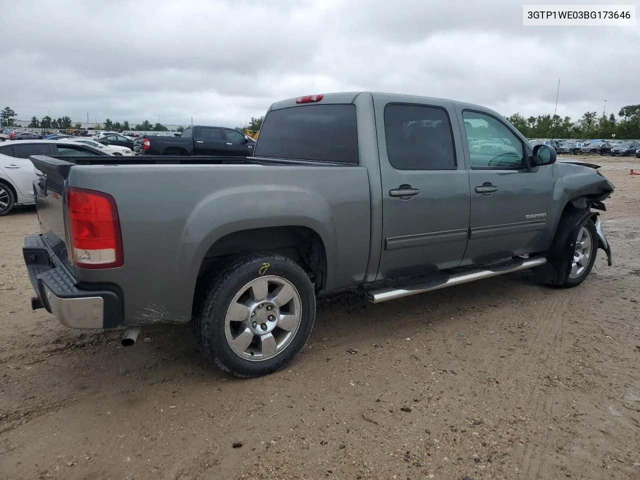 2011 GMC Sierra C1500 Slt VIN: 3GTP1WE03BG173646 Lot: 70328064